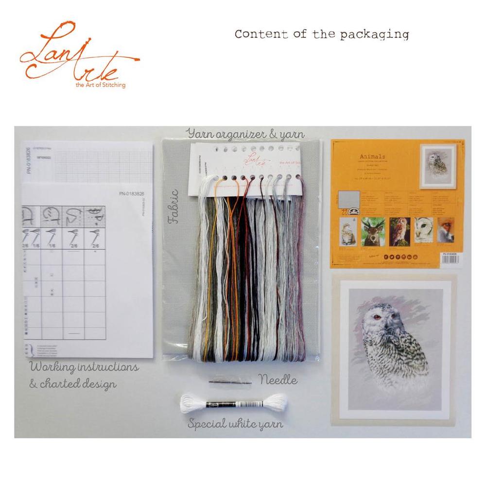 Lanarte Kit Au Point Compté Snowy Owl
