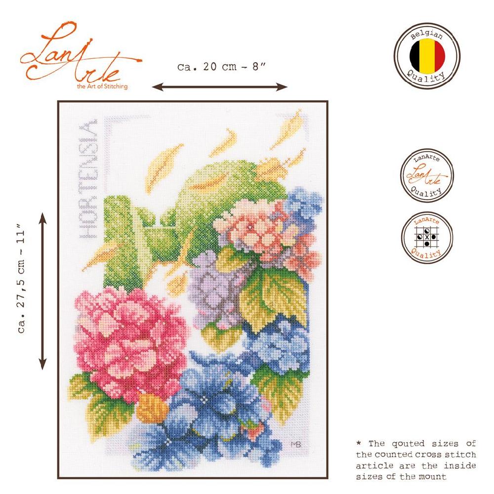 Lanarte Kit Au Point Compté Splendeur Hortensia