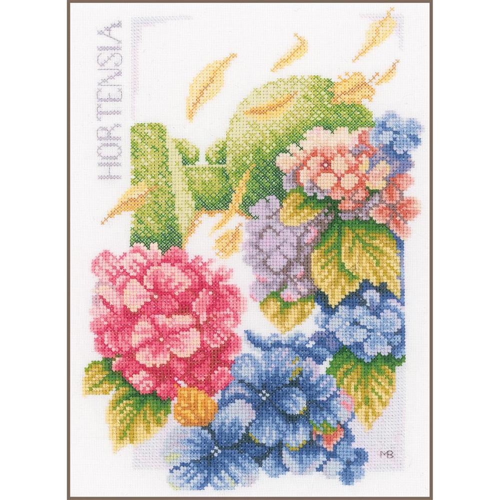 lanarte Kit au point compté Splendeur hortensia