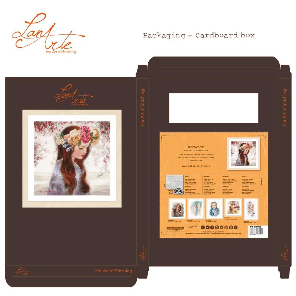 Lanarte Kit Au Point Compté "The Day When Flowers"