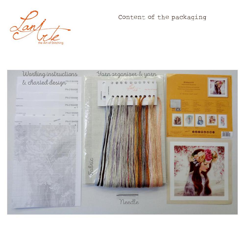 Lanarte Kit Au Point Compté "The Day When Flowers"