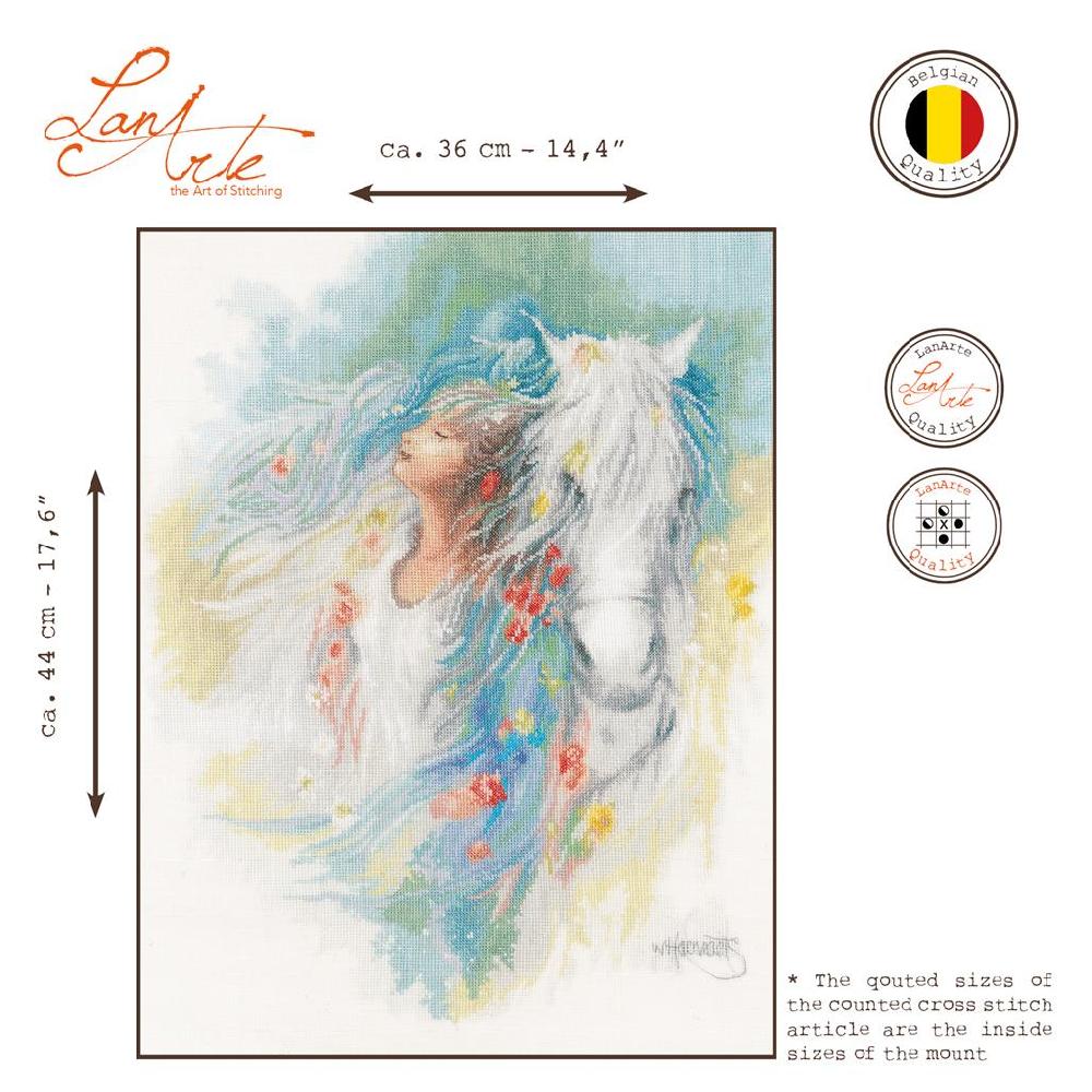 Lanarte Kit Au Point Compté "Thoughts"