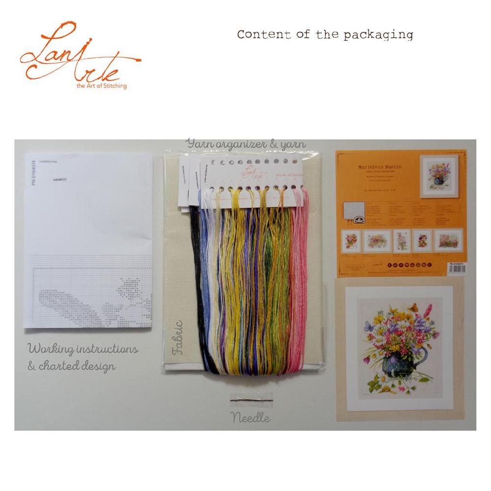 Lanarte Kit Au Point Compté Vase De Fleurs