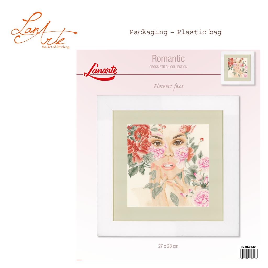 Lanarte Kit Au Point Compté Visage De Fleur