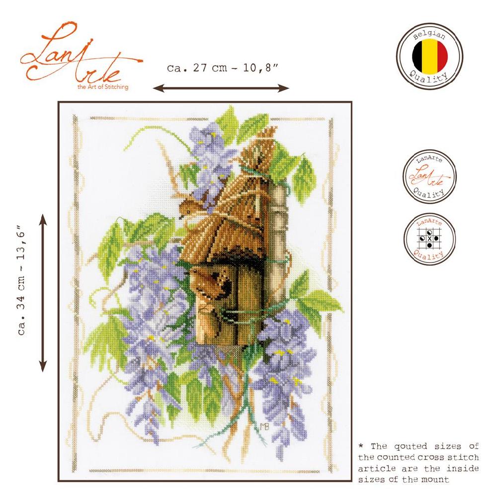 Lanarte Kit Au Point Compté Wren Entre Glycines