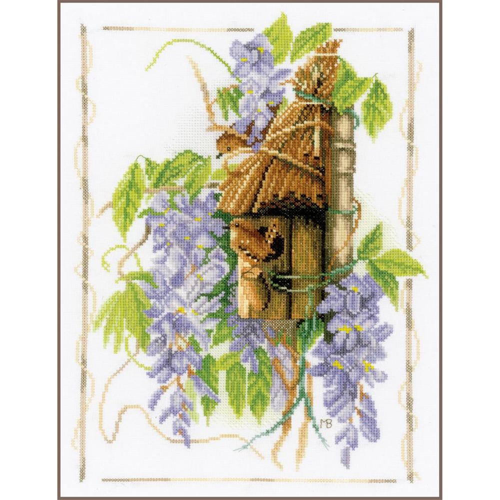 lanarte Kit au point compté Wren entre glycines