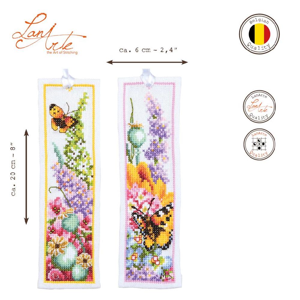 Lanarte Kit Marque-page Bouquet De Fleurs Lot De 2
