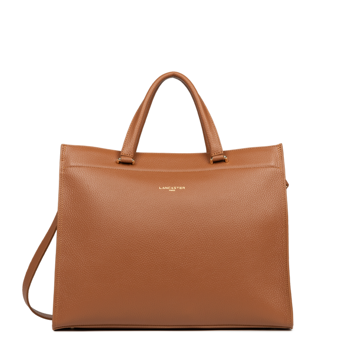 lancaster paris Grand sac cabas épaule Foulonné Double