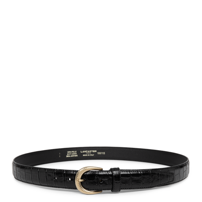 lancaster paris Ceinture Ceinture Cuir Croco Femme