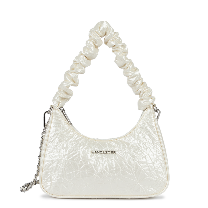 lancaster paris Sac besace Chouchou Nacré