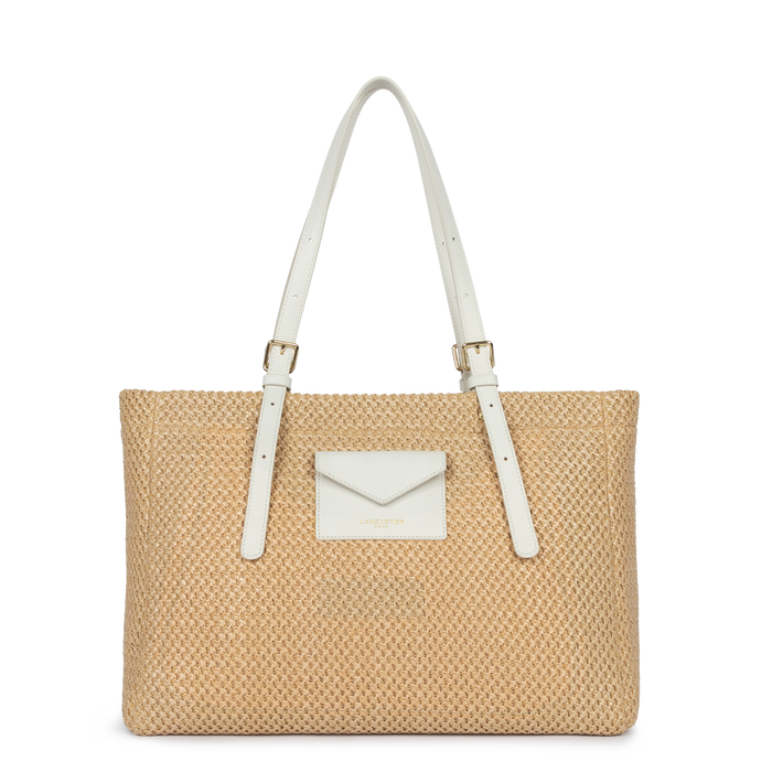 lancaster paris Sac cabas main Osier