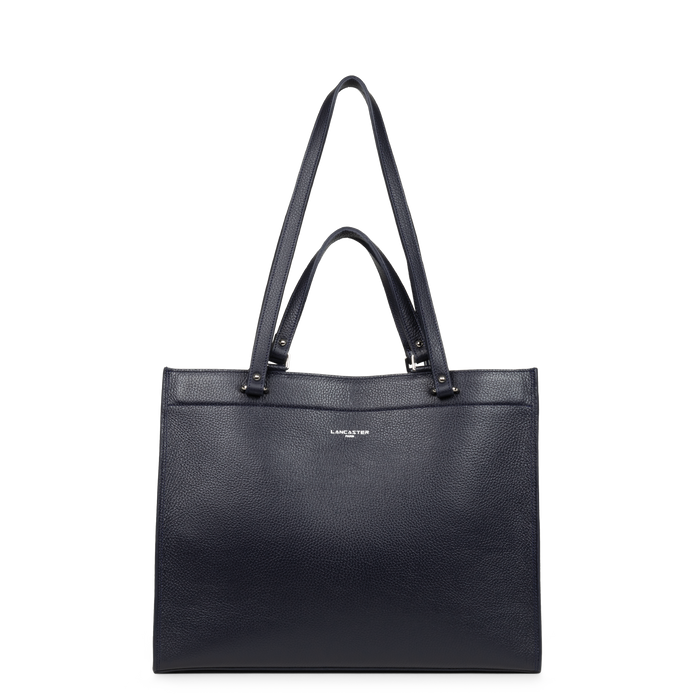 lancaster paris Très grand sac cabas épaule Foulonné Double