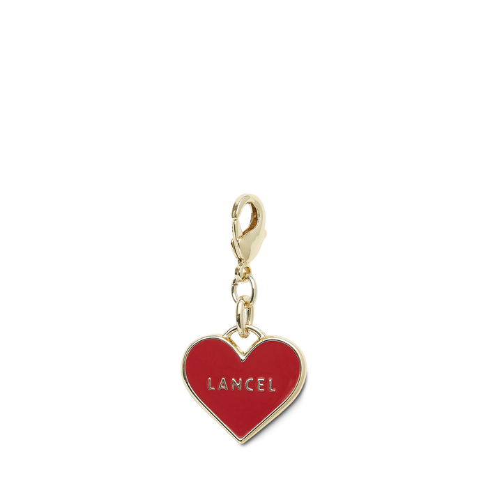 lancel Charms Cœur émail et métal Charms de Lancel