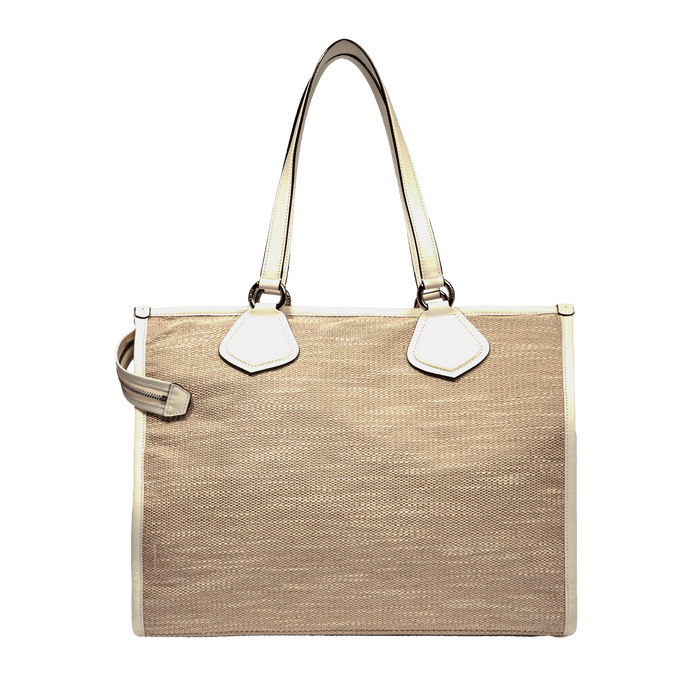 Lancel Cabas Zippé L Summer Tote