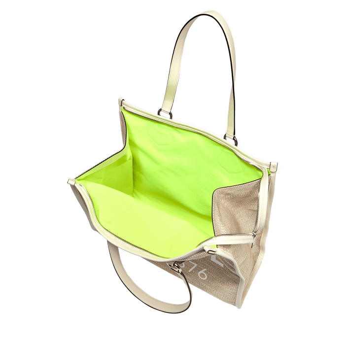 Lancel Cabas Zippé L Summer Tote