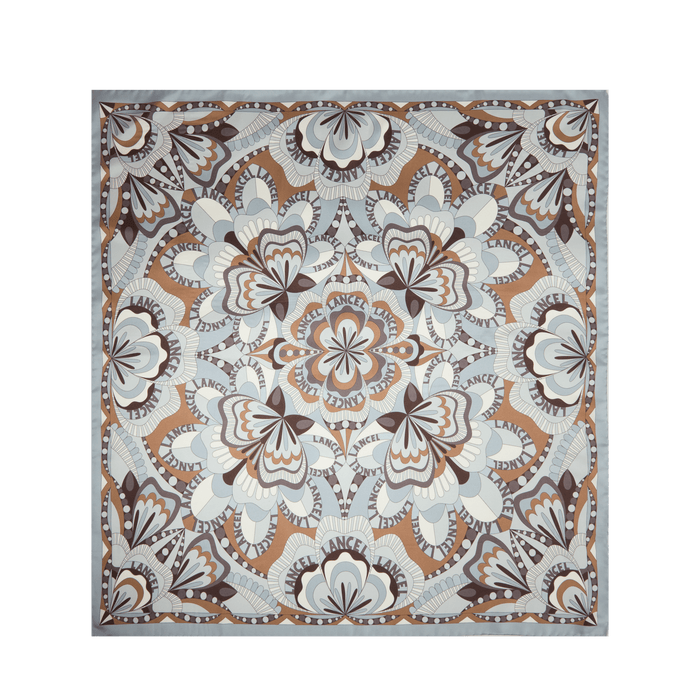 lancel Carré 70 Motif Floral