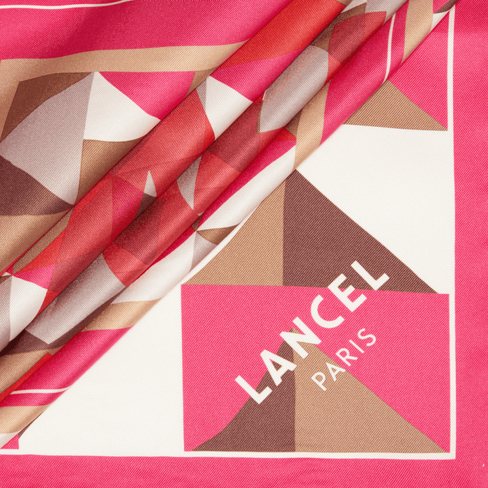 Lancel Carré 70 Motif Labyrinthe