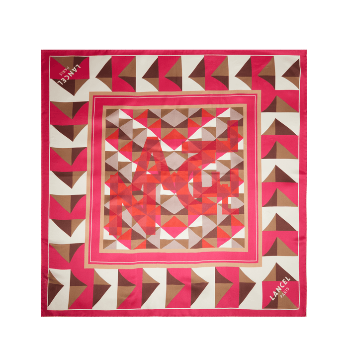 lancel Carré 70 Motif Labyrinthe