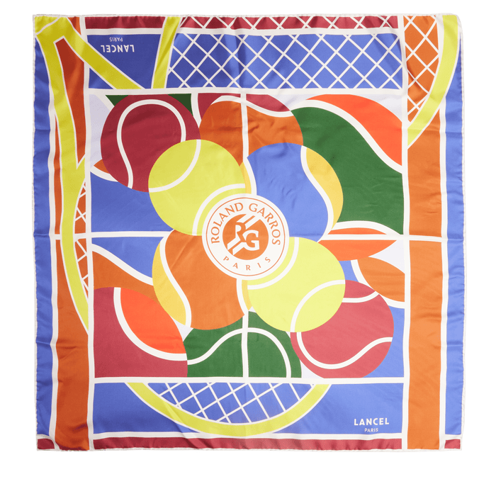 lancel CARRE 90 LANCEL x ROLAND GARROS