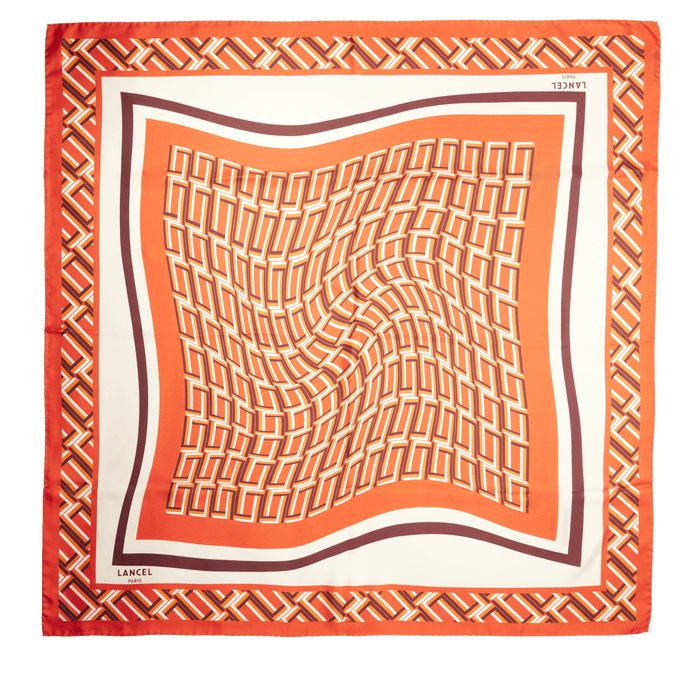 lancel CARRE 90 MONOGRAM PATTERN