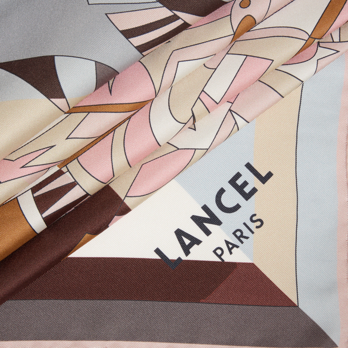 Lancel Carré 90 Motif Duo Arabesque