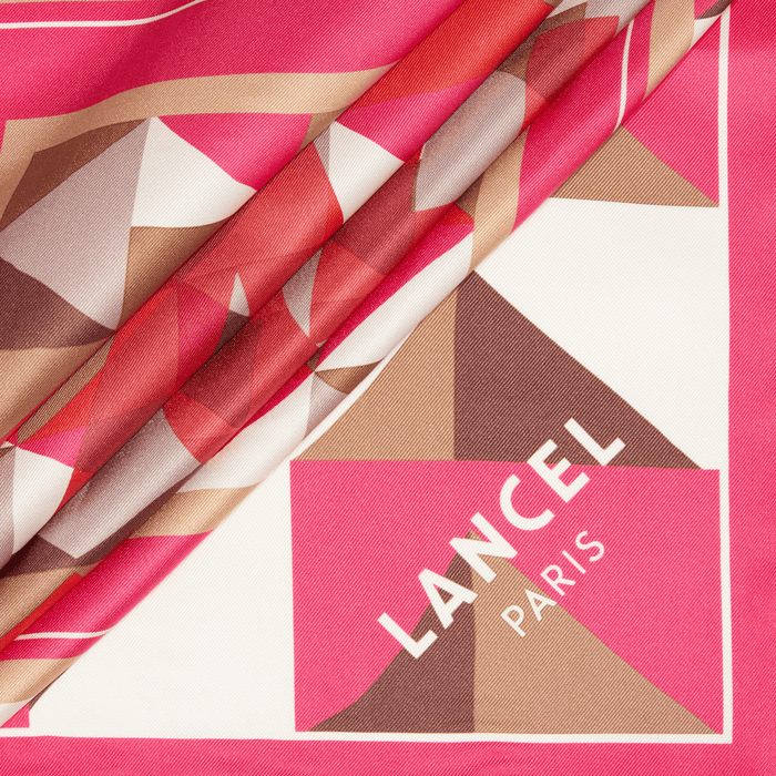 Lancel Carré 90 Motif Labyrinthe