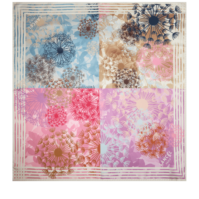 lancel CARRE 90 QUADRI FIREWORKS PATTERN