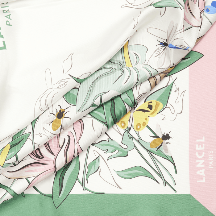 Lancel CARRE 90 TUTTI FLEURI PATTERN