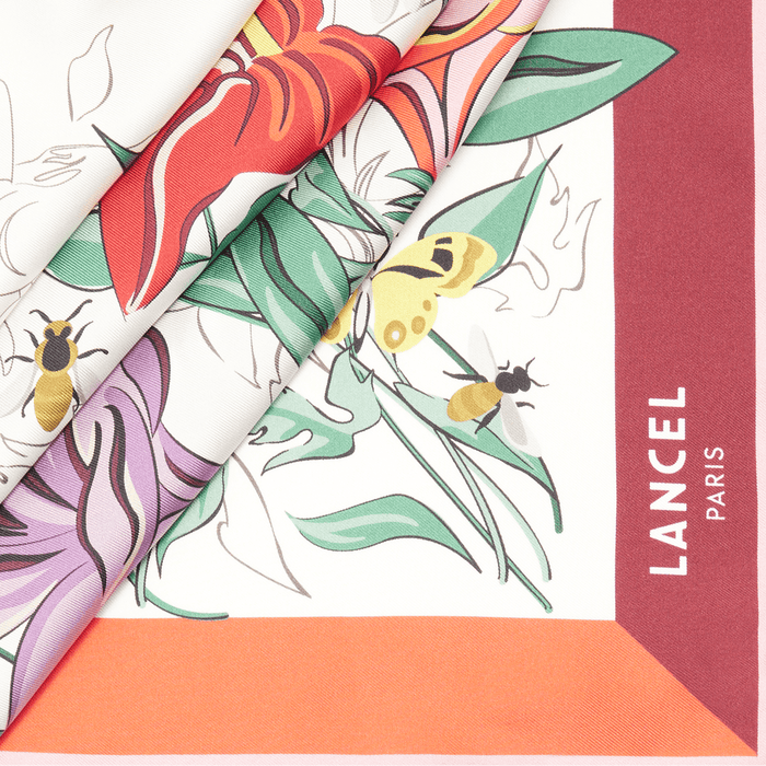 Lancel CARRE 90 TUTTI FLEURI PATTERN