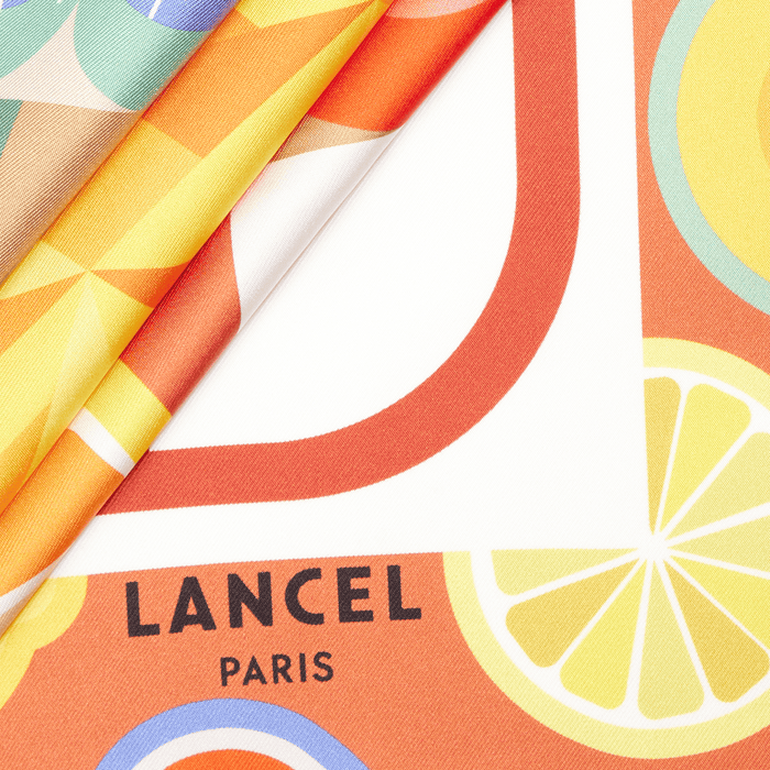 Lancel CARRE 90 TUTTI FRUTTI PATTERN