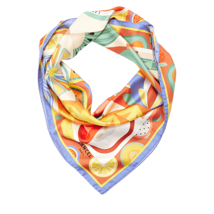 Lancel CARRE 90 TUTTI FRUTTI PATTERN