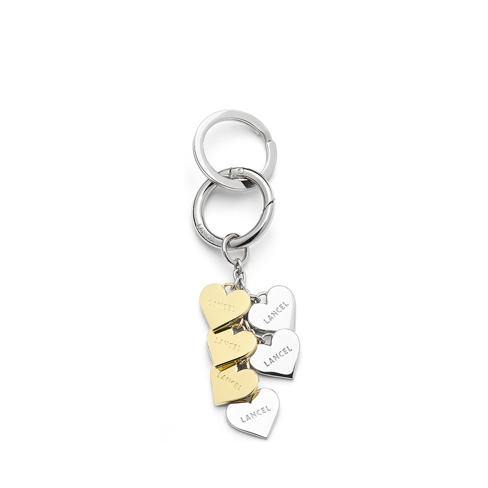 lancel Porte-clés multi cœurs Breloques de Lancel