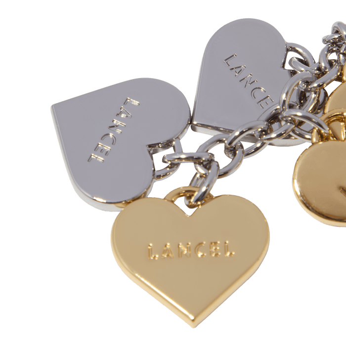 Lancel PORTE-CLES MULTI CŒURS CHARMS DE LANCEL