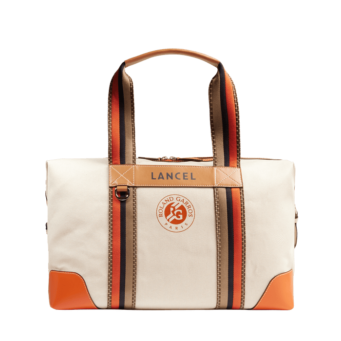 lancel SAC WEEKEND 45 ZIP LANCEL x ROLAND GARROS