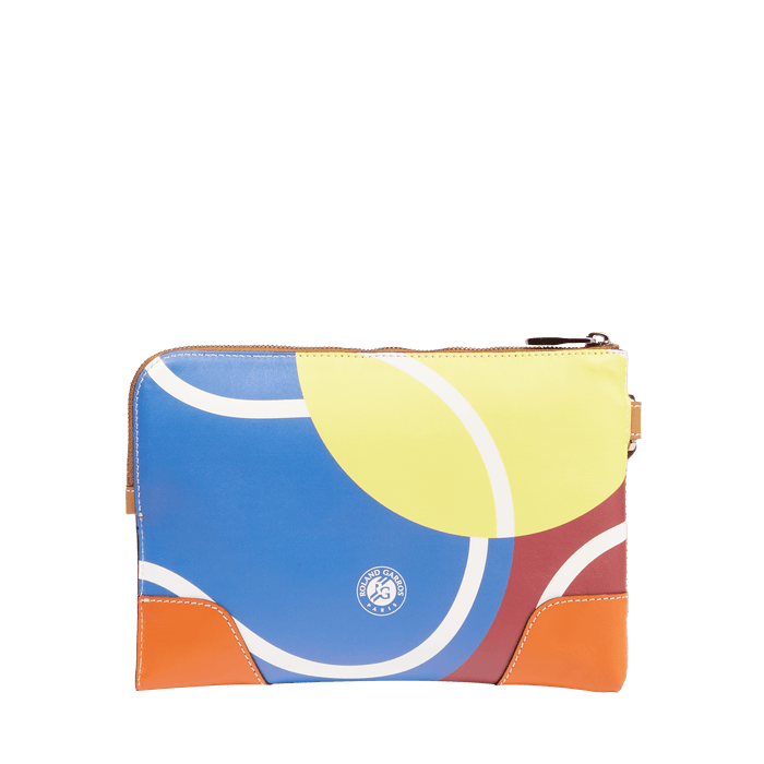 Lancel POCHETTE DRAGONNE ZIPPEE LANCEL X ROLAND GARROS