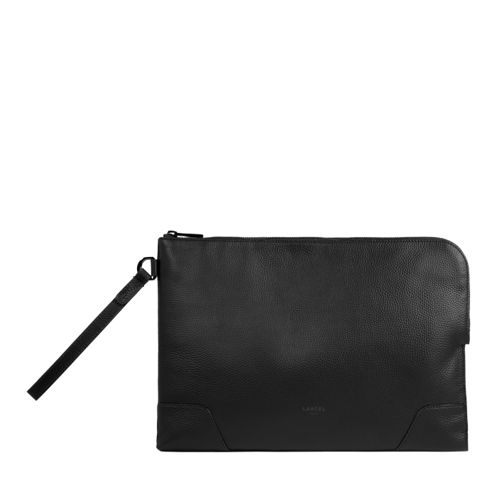 lancel POCHETTE ZIPPEE L AVEC DRAGONNE CHARLIE DE LANCEL