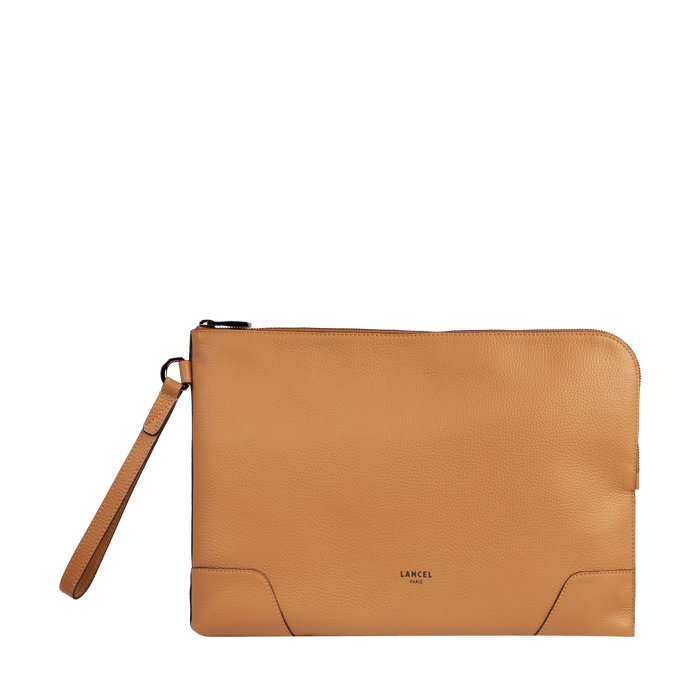 lancel POCHETTE ZIPPEE L AVEC DRAGONNE CHARLIE DE LANCEL