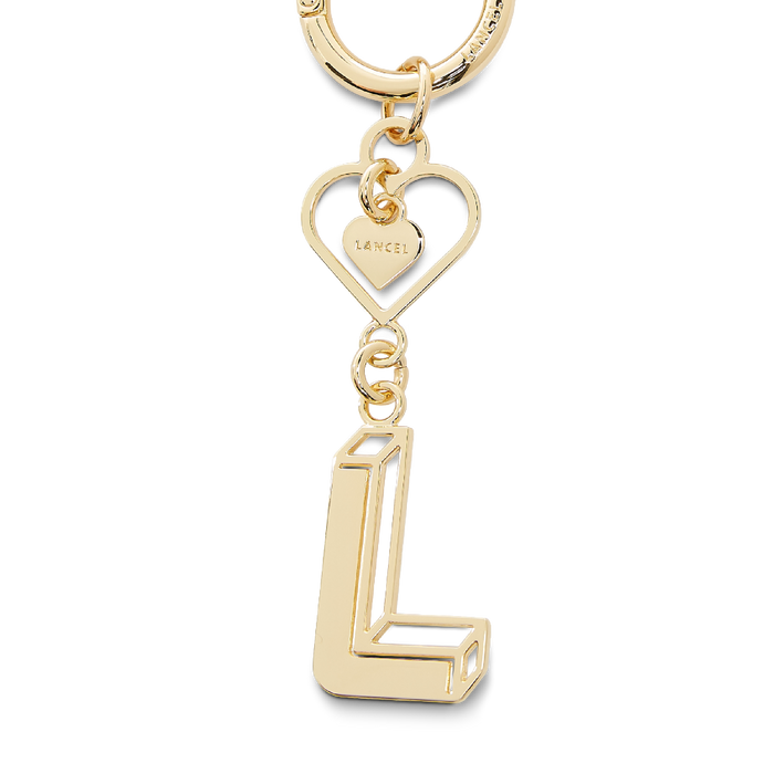 Lancel Porte-clés Métal Logo Cœur Les Ailes De Lancel