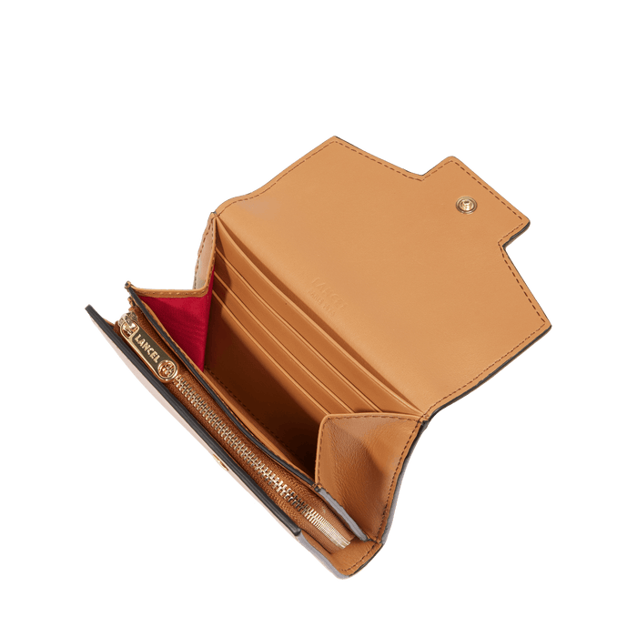 Lancel Portefeuille Rectangulaire Compact Rabat Angèle De Lancel