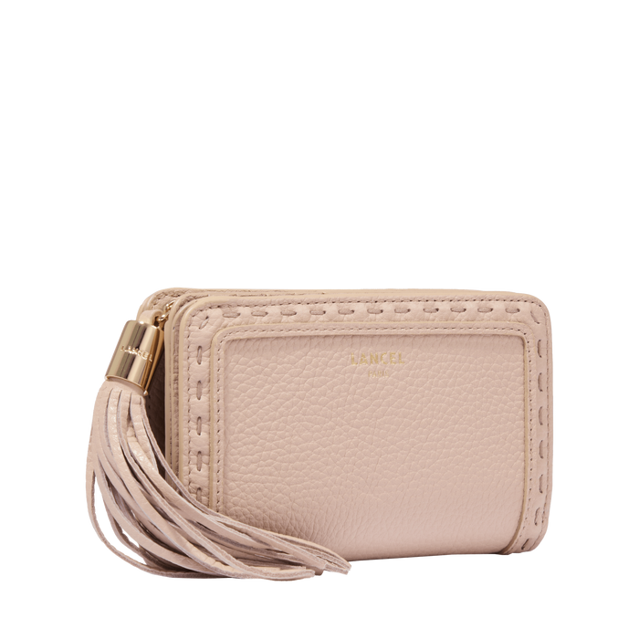 Lancel Portefeuille Rectangulaire Compact Zippé Premier Flirt De Lancel