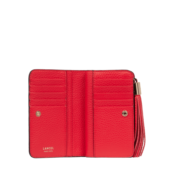 Lancel Portefeuille Rectangulaire Compact Zippé Premier Flirt De Lancel