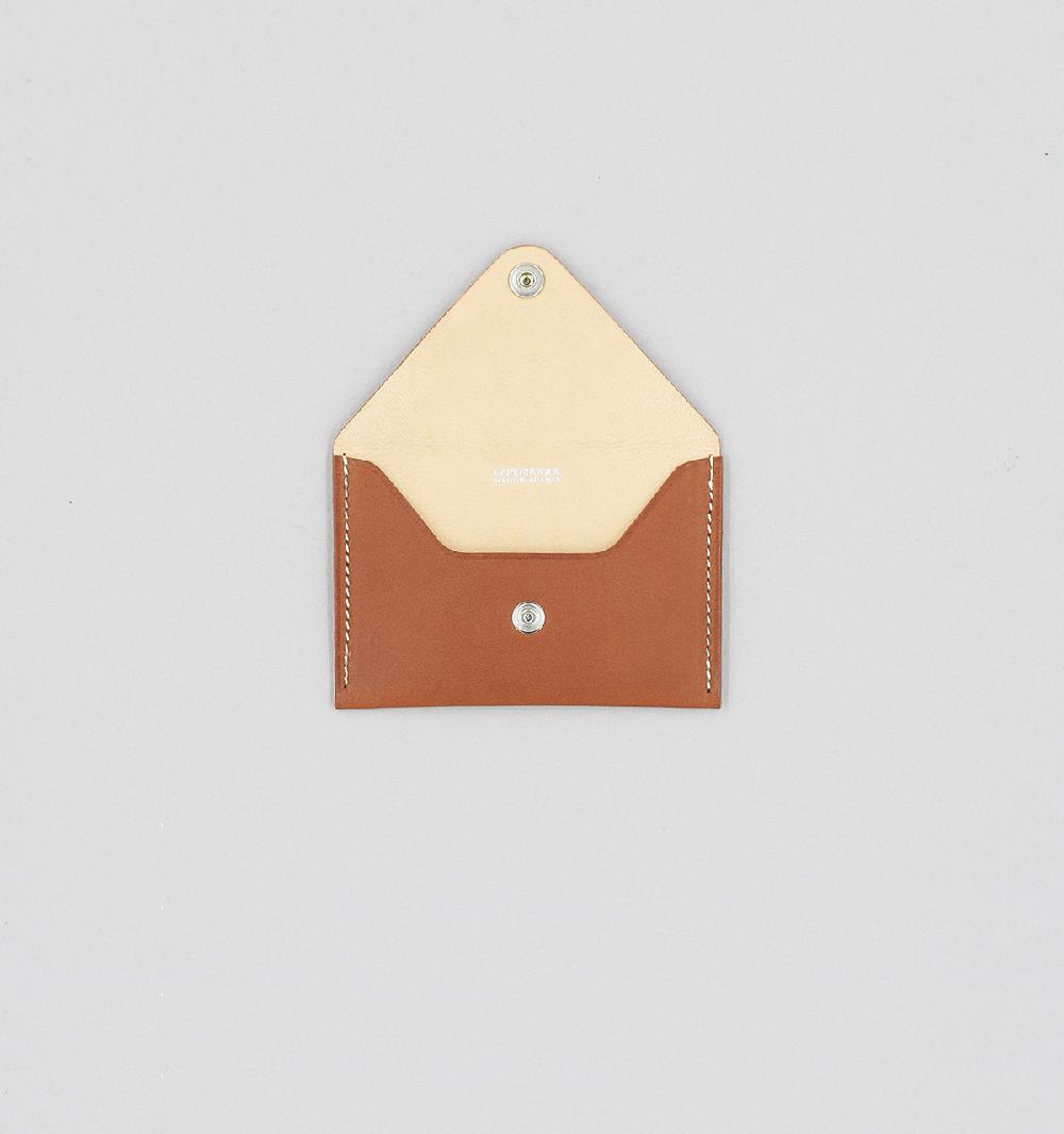 Laperruque Porte-Cartes EnveloppeVeau Baranil Gold