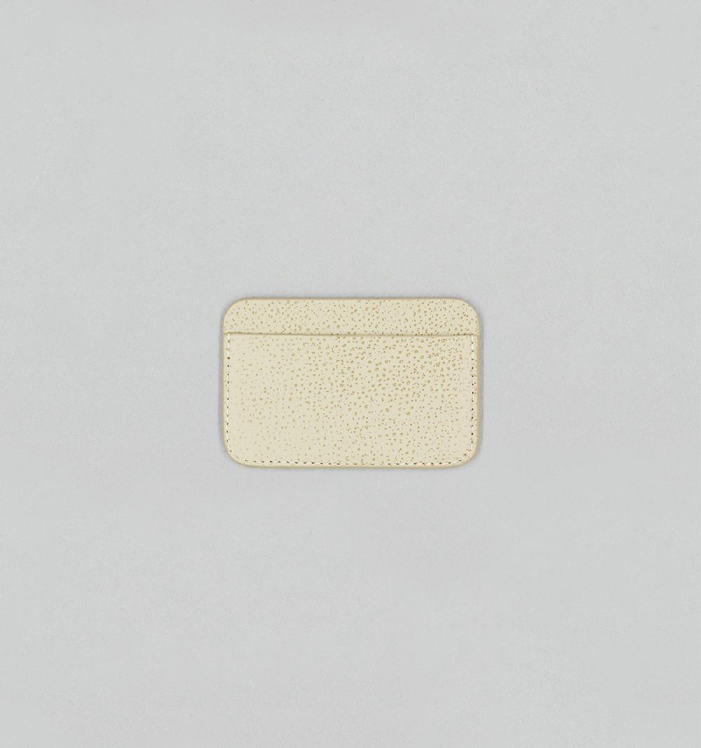 laperruque Porte-CartesCuir Grainé Double Ton Grès