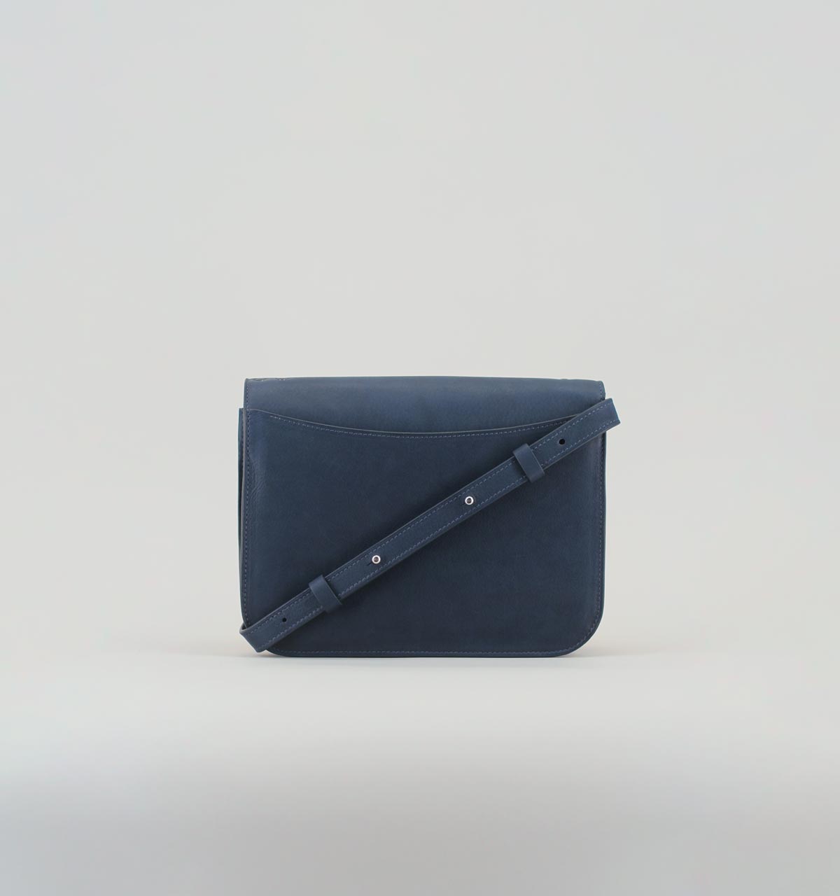 Laperruque Sac à RabatTaurillon Grainé Bleu Marine