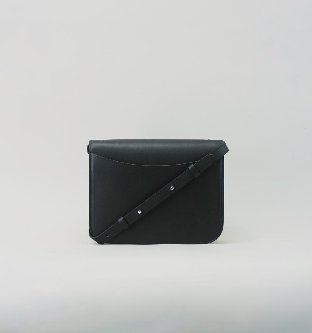 Laperruque Sac à RabatVeau à Double Tannage Noir