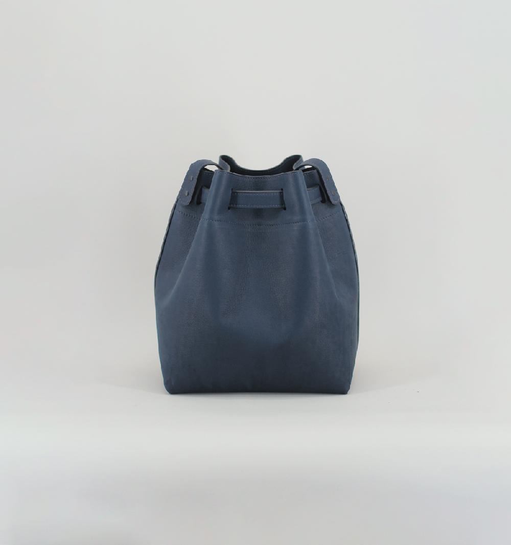 Laperruque Sac SeauTaurillon Grainé Bleu Marine