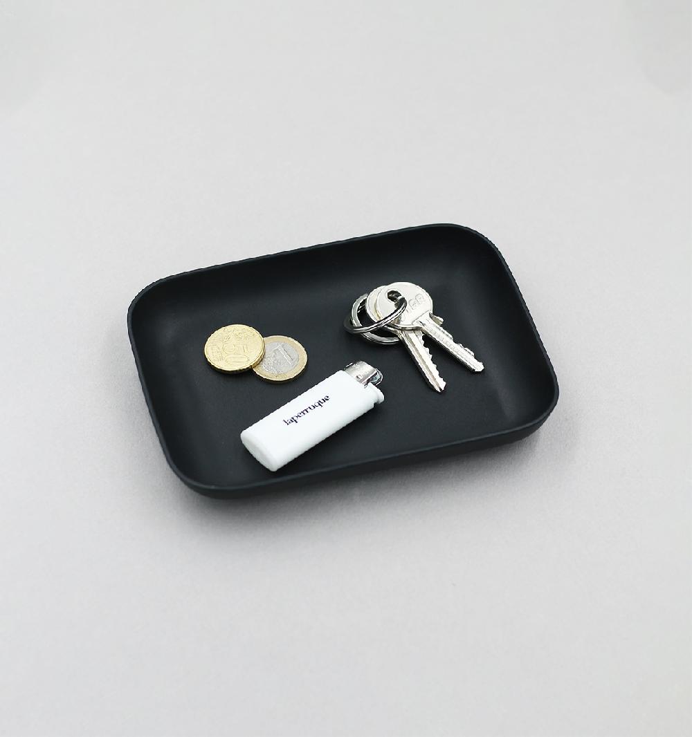 Laperruque Vide-Poche Moulé A6Veau Végétal Noir