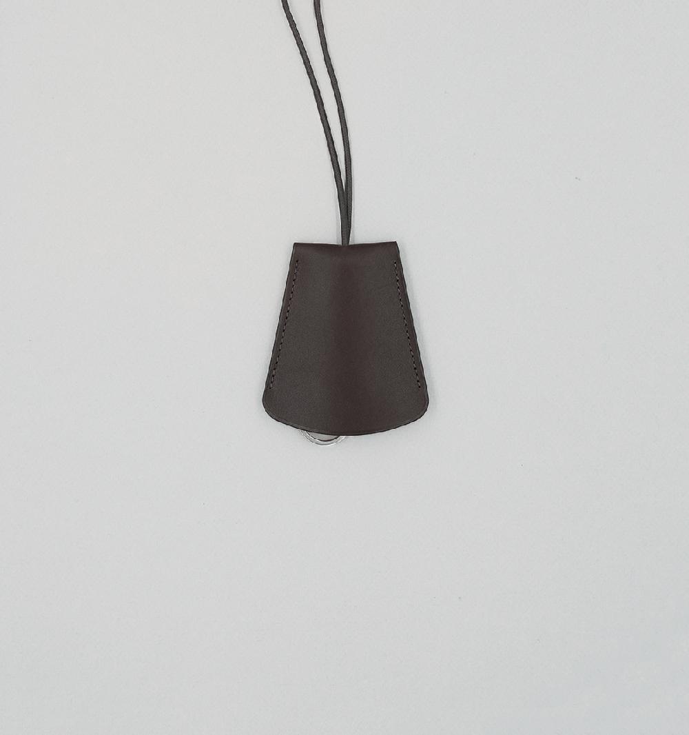 laperruque Porte-Clés ClocheVeau à Double Tannage Chocolat