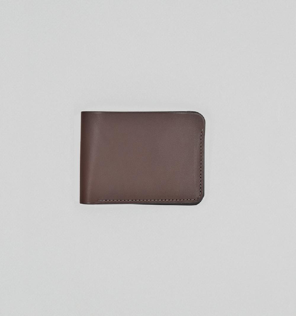 laperruque Portefeuille MonnaieVeau à Double Tannage Chocolat