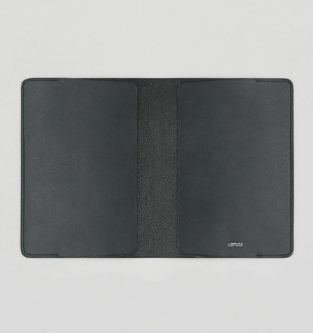 Laperruque Protège-Cahier A5Veau à Double Tannage Noir